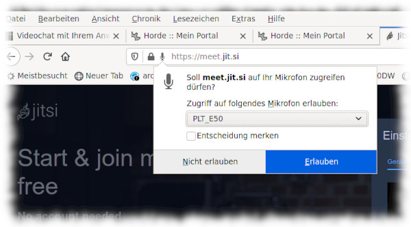 Videotermin mit Ihrem Anwalt via Jitsi Meet