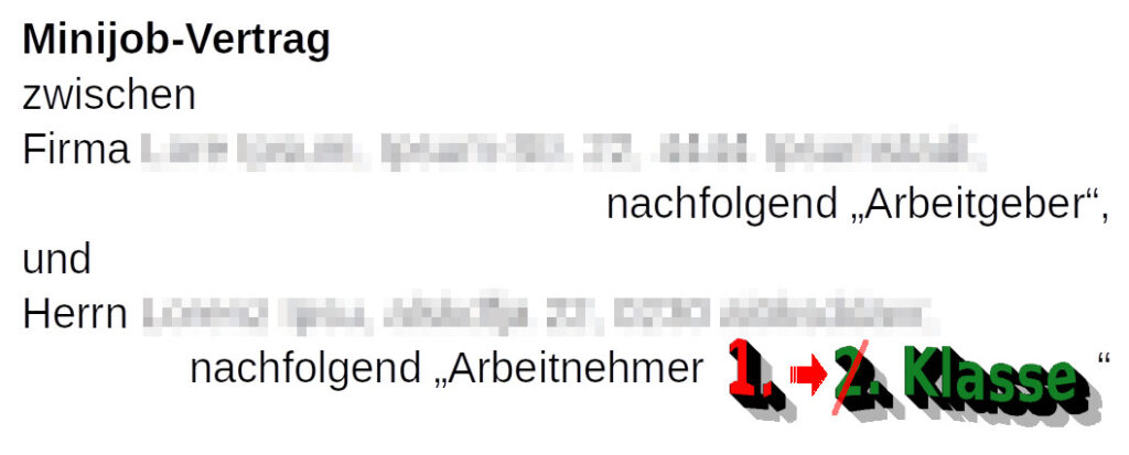 Sind Minijobber Arbeitnehmer 2. Klasse?